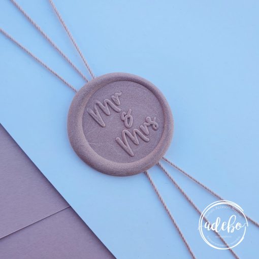 Invitatie de nunta Clear Dusty Rose 1