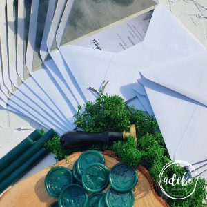 Invitatie de nunta Misty Forest 1