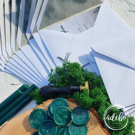 Invitatie de nunta Misty Forest 1