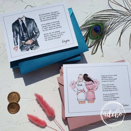 Alternative view of Invitatie cavaleri de onoare Royal Blue