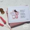 Invitatie domnisoara de onoare Dusty Rose