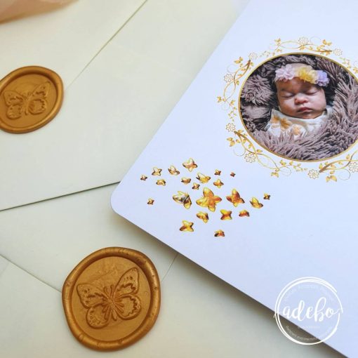 Alternative view of Invitatie botez Fluturi aurii