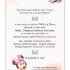 Invitatie botez digitala - Minnie