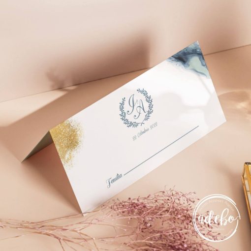 Alternative view of Plic dar - navy blue and gold