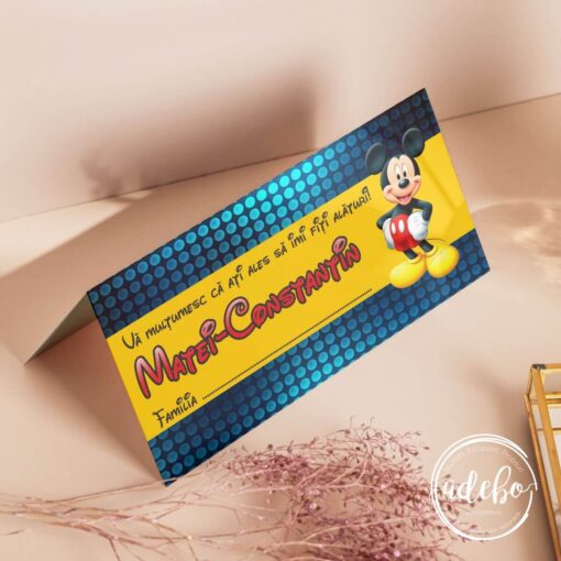 Plic bani botez - Mickey Mouse
