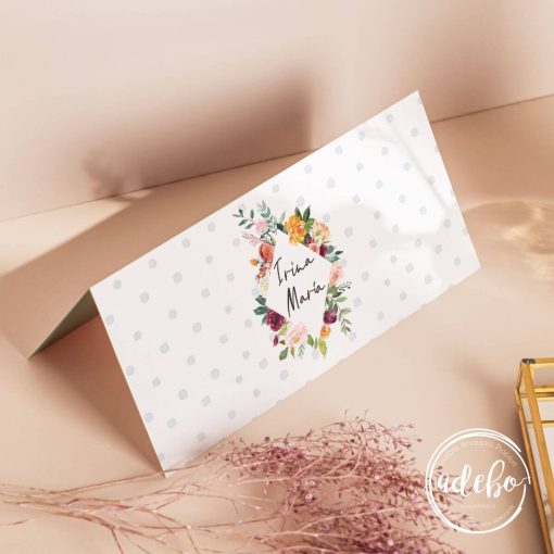 Alternative view of Plic bani botez - flori marsala