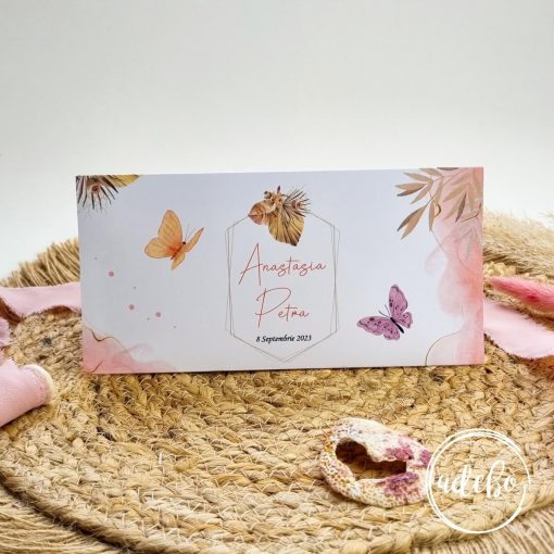 Invitatie botez - Fluturi 2