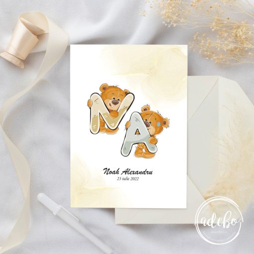 Invitatie botez - Ursuleti 1