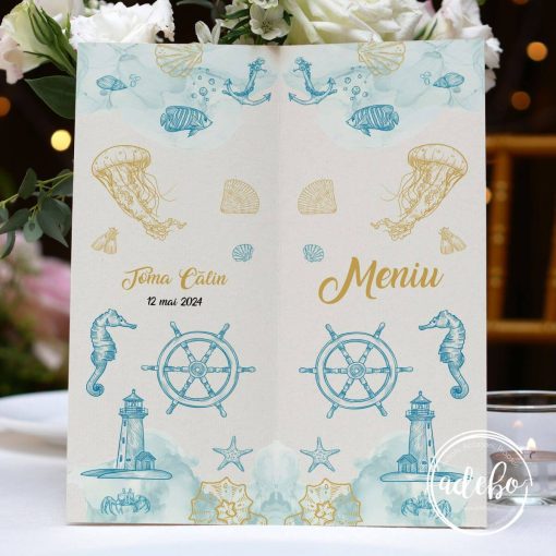 Meniu botez tematica marina