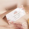 Plic bani botez - model floral