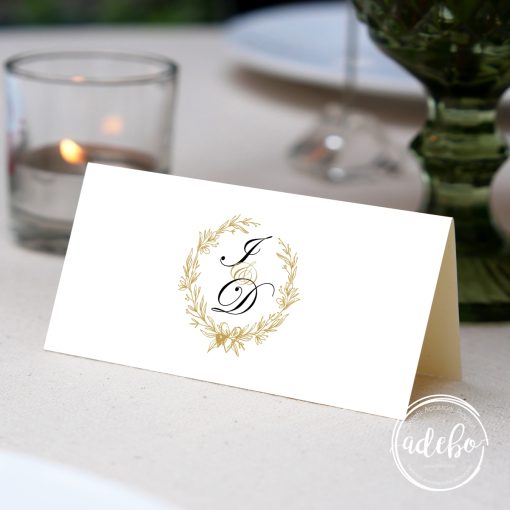 Plic dar nunta - Monograma