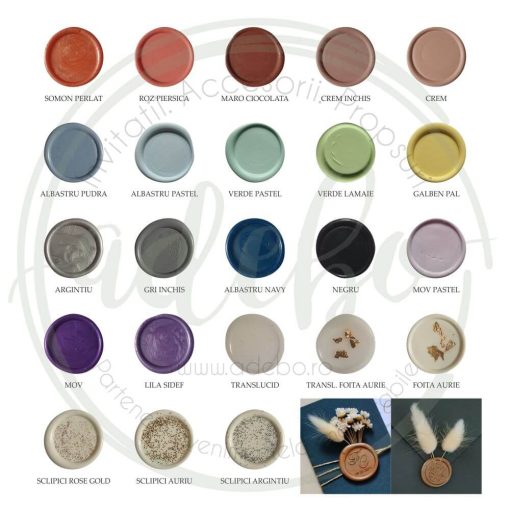 Sigilii de ceara pentru invitatii