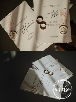 Set juraminte nunta - His & Hers vows 1