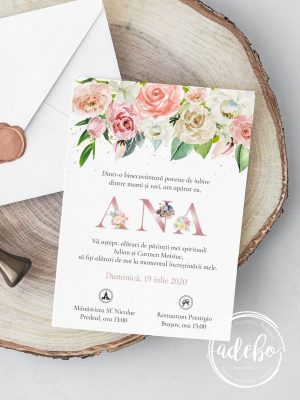 Invitatie botez - Ana