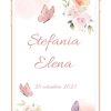 Invitatie digitala video - Fluturi si trandafiri