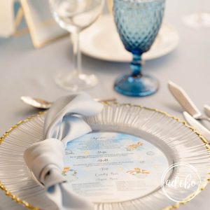 Meniu botez rotund - Micul print 1