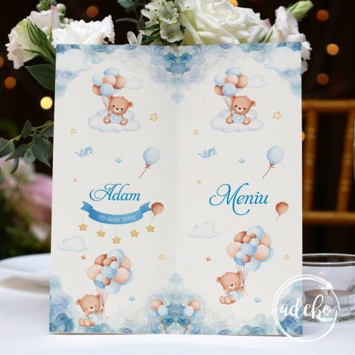 Meniu botez - ursuleti si baloane 1