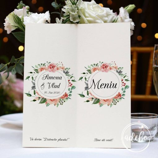 Meniu nunta bujori si trandafiri 1