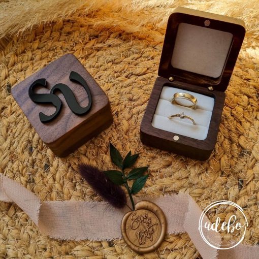 Cutii verighete din lemn personalizate 6