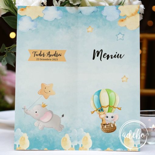 Meniu - hot air balloon 1