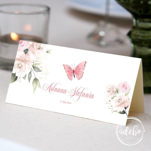 Plic bani botez - Fluturi 1