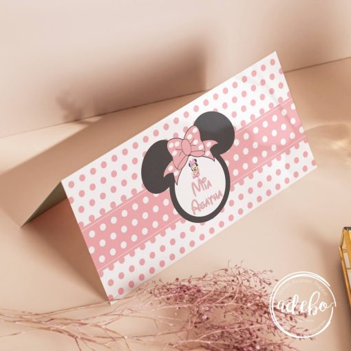 Plic bani botez Minnie 1