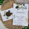 Invitatie de nunta Tropicala