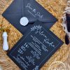 Invitatie nunta black & white