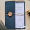 Invitatie nunta cu cover simpla