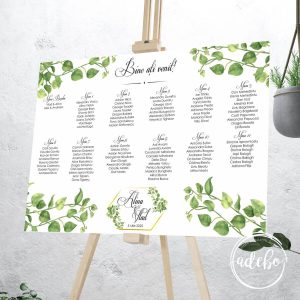 Lista invitati Greenery