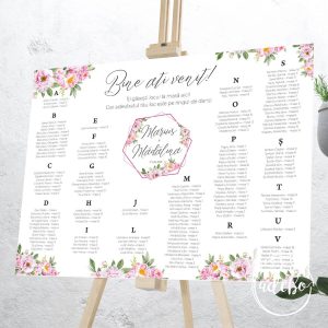Lista invitati bujori roz
