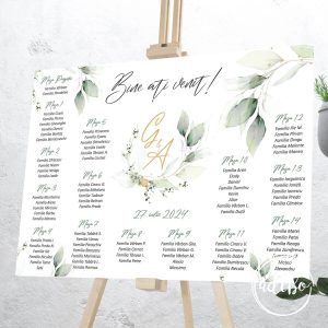 Lista invitati green & gold