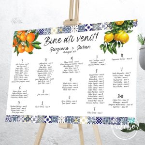 Lista invitati tematica mediteraneana