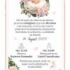 Invitatie digitala - nuferi alb roz