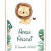 Invitatie digitala video - baby Lion