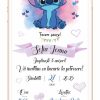 Invitatie digitala zi de nastere - Stitch