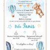 Invitatie online - Ursulet si baloane cu aer cald