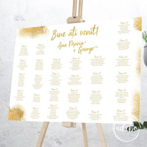 Lista invitati cu auriu
