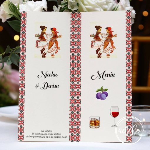 Meniu motive traditionale romanesti