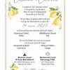 Invitatie nunta digitala cu lamai