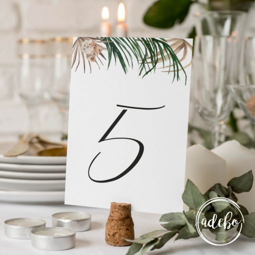 Numar masa - Areca Palm